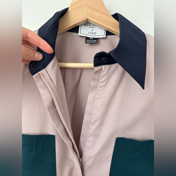 MARIGOLD X ICÔNE COLORBLOCK SHIRT SIZE L - Picture 5 of 5